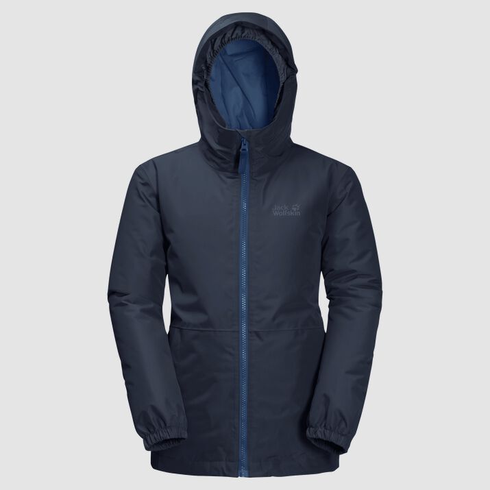 Chamarra Invierno Jack Wolfskin Argon Storm Niños Azules Mexico-1523174